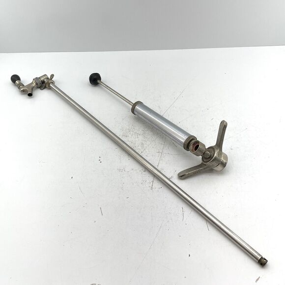 VTG Beer Hand Pump Single Tapper Keg Drum & Barrel Bar Tavern Standard Faucet - Picture 12 of 14